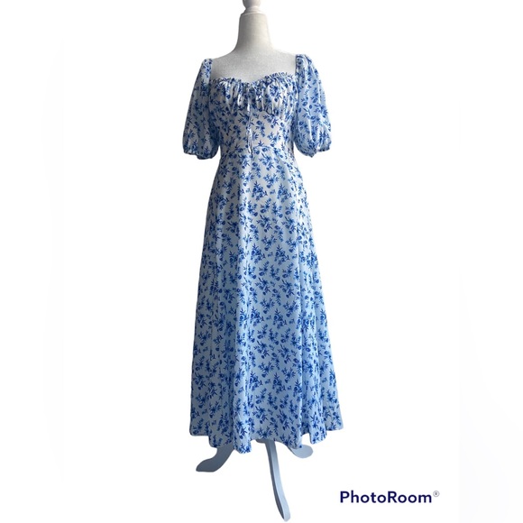 Baltic Born Gwen Smocked Midi Dress - Picture 4 of 9